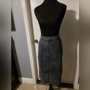 Iris Jeans Denim Pencil Skirt Size XL